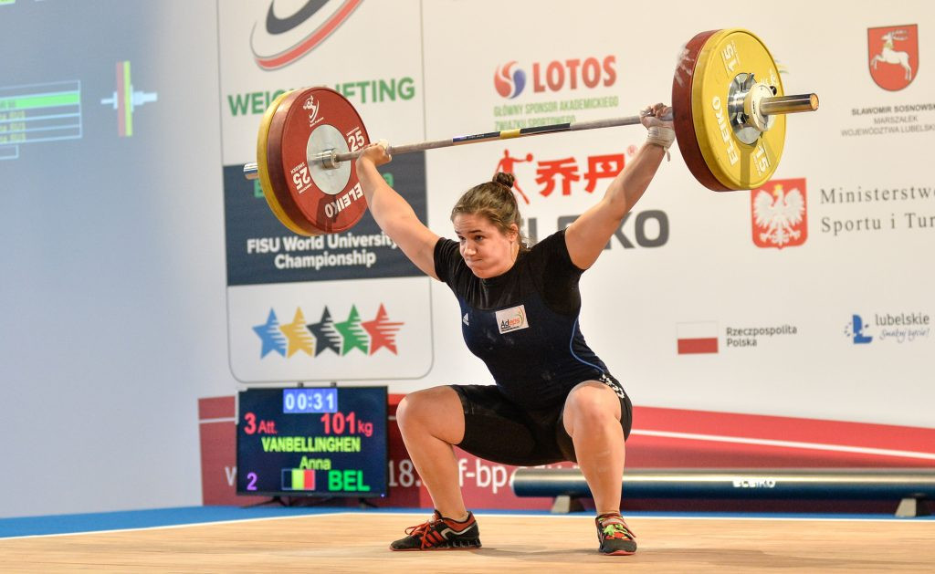 Belgium's Anna Vanbellinghen came out on top in the women's 90kg event ©FISU