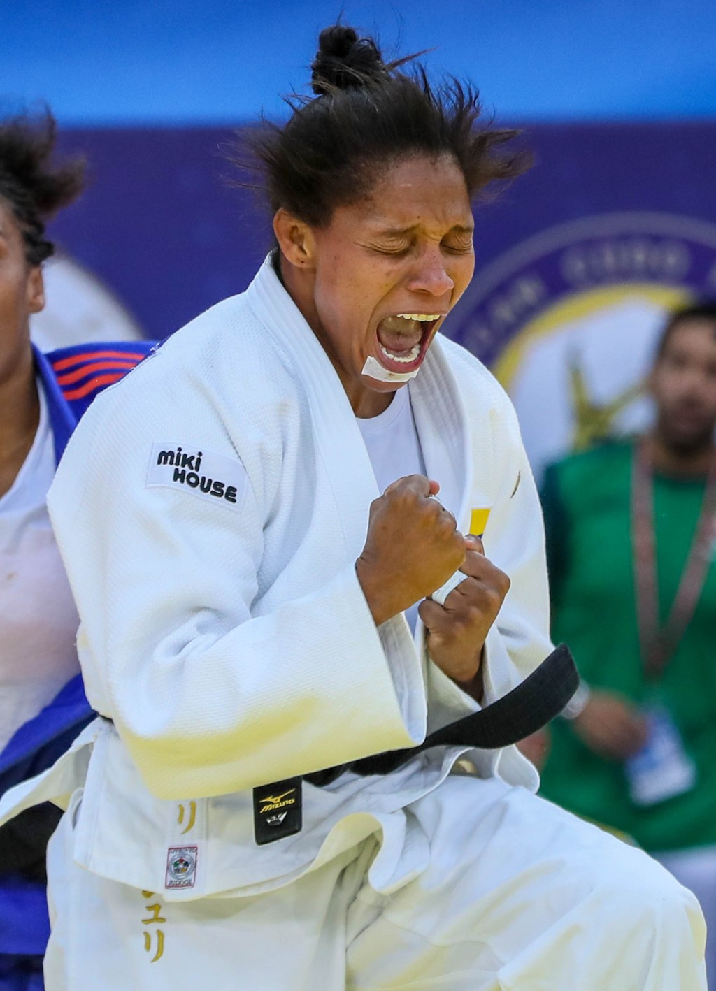 Three-time world champion and double Olympic medallist Yuri Alvear of Colombia was one of the two women's under-70kg bronze medallists ©IJF
