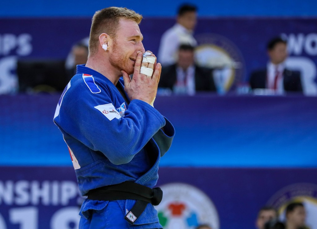 France's Axel Clerget also clinched third-place honours, earning his first World Championships individual medal ©IJF