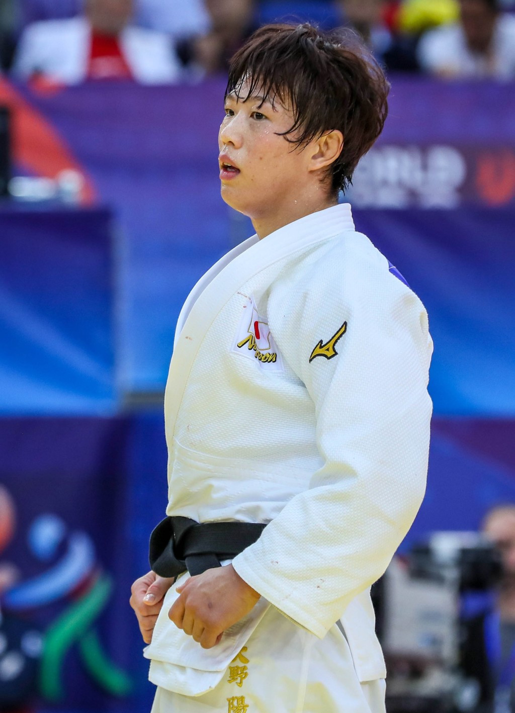 She was joined on the third step of the podium by Yoko Ono, who made sure that Japan would provide half of the medallists in the weight category ©IJF