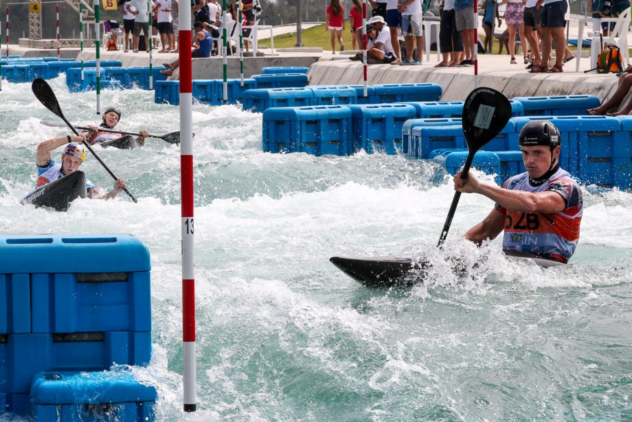 The opening day of the Canoe Slalom World Championships saw Great Britain get gold in the men's K1 team event ©ICF