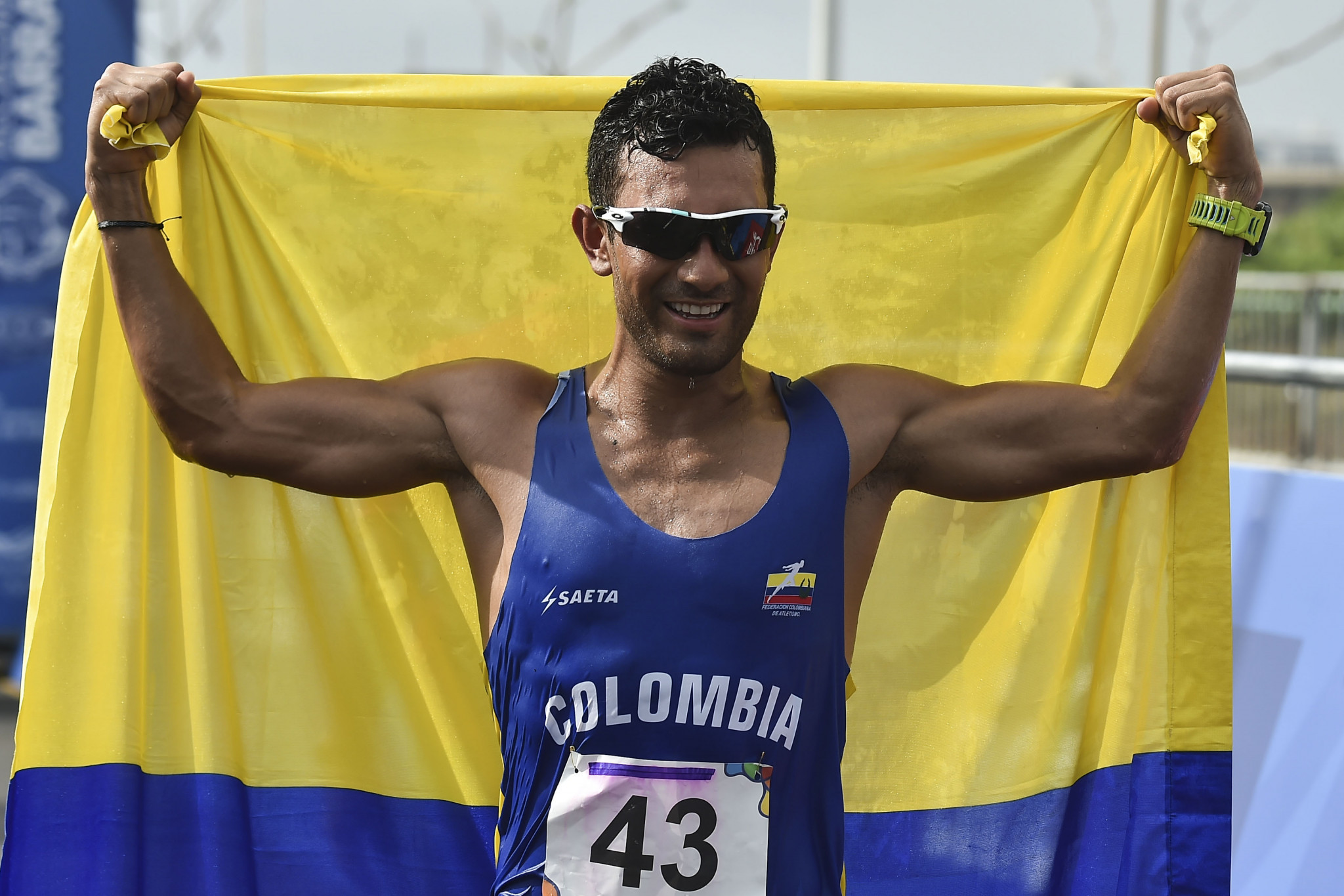 Eider Arevalo won the men's event for Colombia ©Getty Images