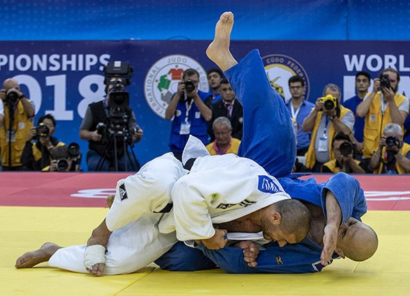 Gahum Tushishvili won his all of his contests by ippon, including the gold medal match, as he clinched the heavyweight title ©IJF