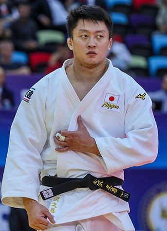 Olympic silver medallist, Hisayoshi Harasawa, took bronze for Japan, who sit firmly at the top of the medal table ©IJF
