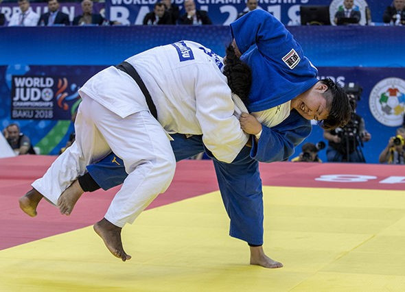 Japan's Sarah Asahina won her country's seventh gold at these Championships ©IJF