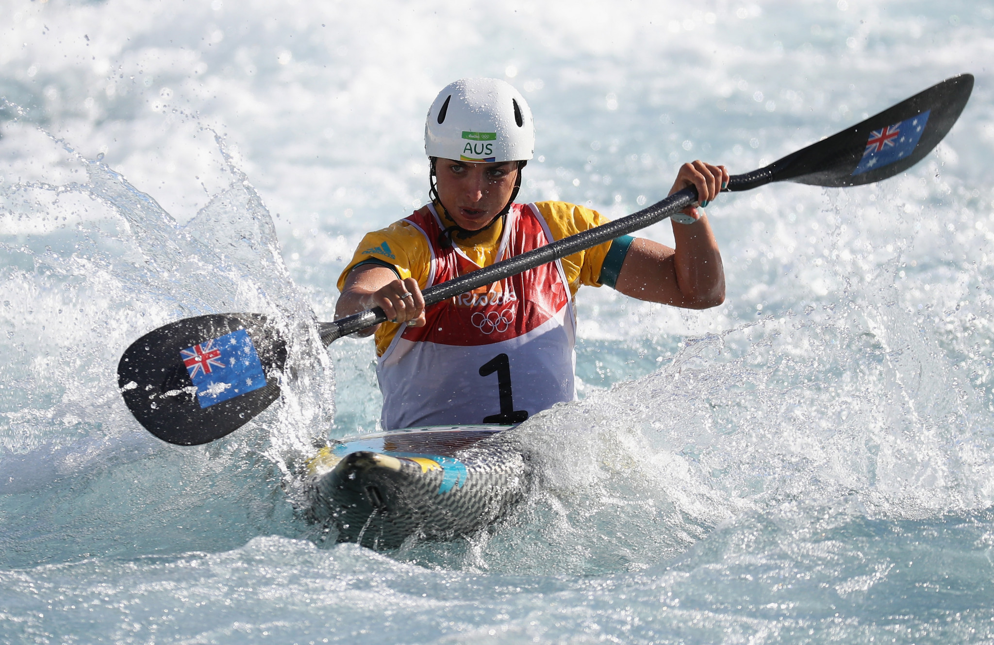 Defending champion Fox qualifies fastest for semi-finals of women's K1 event at Canoe Slalom World Championships
