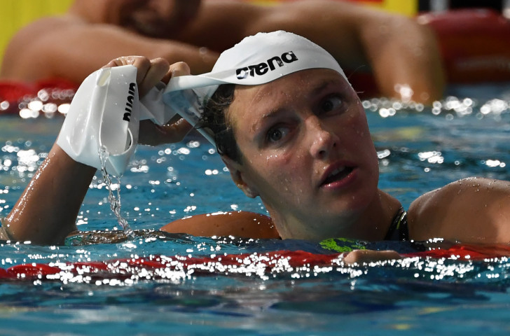 Hungary's Olympic champion Katinka Hosszu, currently second in this year's FINA World Cup standings behind Sweden's Sarah Sjostrom, will be pushing hard for the lead when the third event of the season starts in Eindhoven tomorrow ©Getty Images  