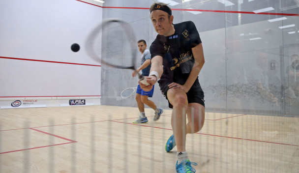 Former world number one James Willstrop of England set up a meeting with second seed Ali Farag ©PSA