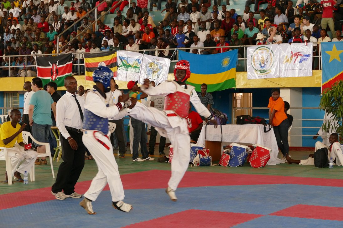 Uganda's Para-taekwondo team and Kilifi Club of Kenya have joined the Taekwondo Ambassador's Cup in Kigali, Rwanda ©Rwanda Olympic