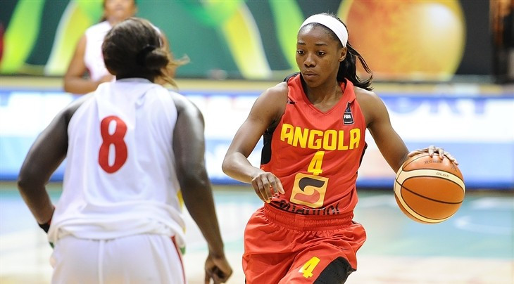 Angola recovered from their shock defeat to Egypt by thrashing Guinea 89-47