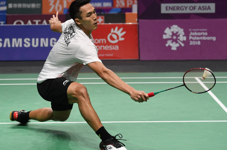 Indonesia's Asian Games champion Jonatan Christie reached the men's singles semi-finals at the BWF Korea Open today ©Getty Images  