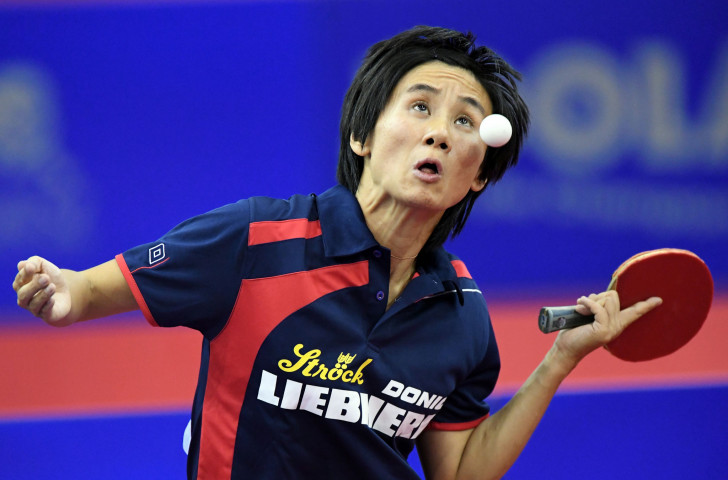 Austria's Liu Jia, making her 13th appearance at the ITTF Women's World Cup, has qualified for the main draw which starts tomorrow ©Getty Images  