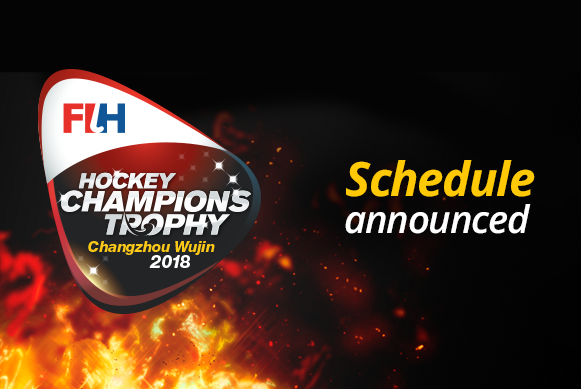 Schedule announced for 2018 FIH Women's Champions Trophy