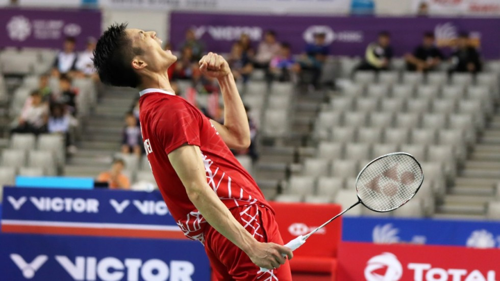 Chou Tien Chen won his third BWF title of the year today by winning the Korea Open in Seoul ©BWF