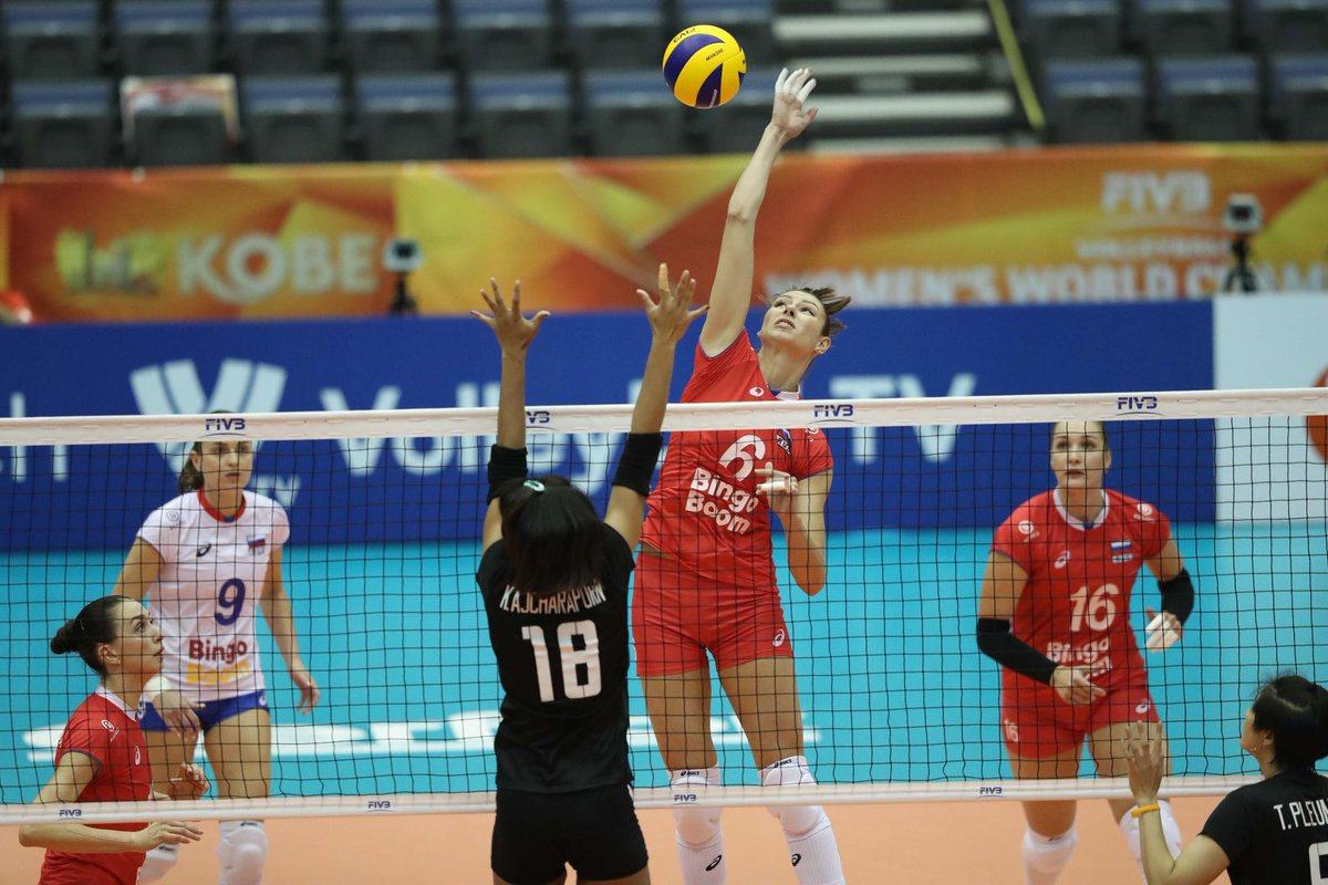 Russia came from behind to beat Thailand 3-2 at the FIVB Women's Volleyball World Championships ©Getty Images