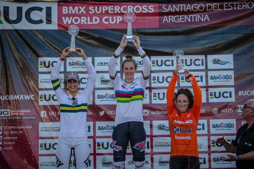 Daudet triumphs at UCI BMX Supercross World Cup in Argentina