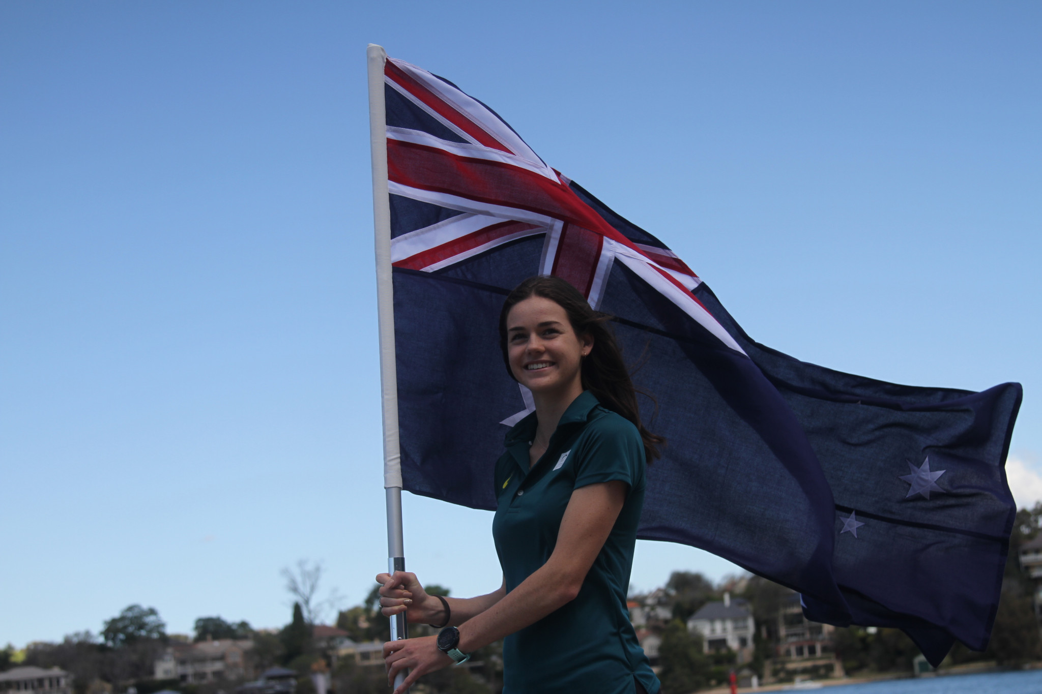 Middle-distance runner Keely Small has been chosen as Australia's flagbearer for Buenos Aires 2018 ©AOC