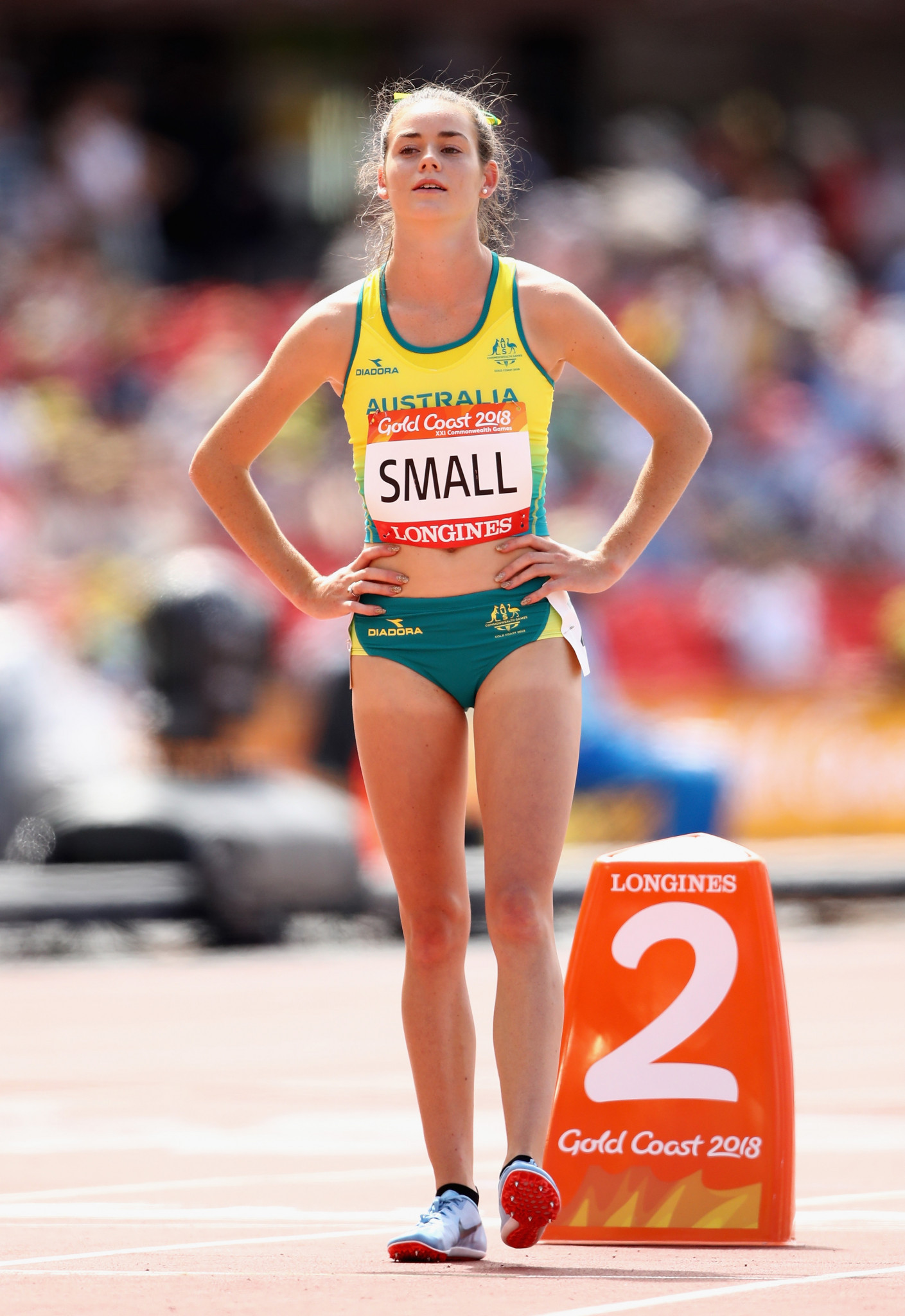 Keely Small represented Australia in the 800 meres at this year's Commonwealth Games in the Gold Coast ©Getty Images