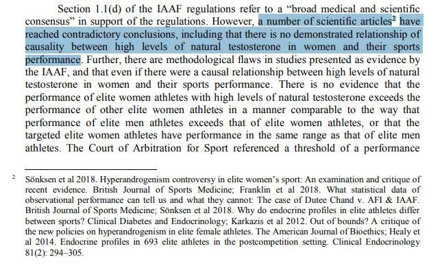 The letter also calls into question the validity of the evidence on which the IAAF have based their argument ©UN