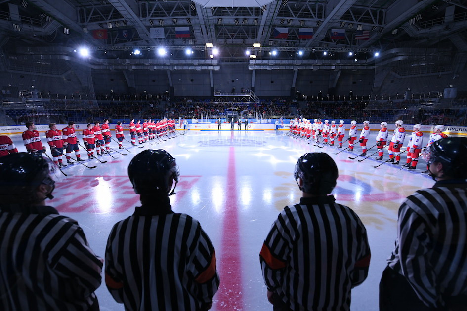 Krasnoyarsk 2019 ice hockey venues host test event