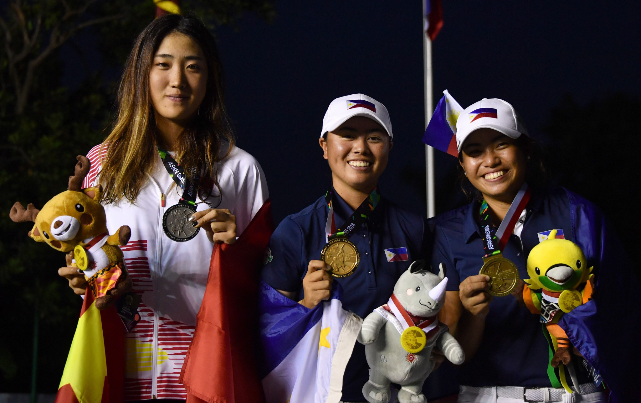 Yuka Saso won two gold medals in golf at Jakarta Palembang 2018 ©Getty Images
