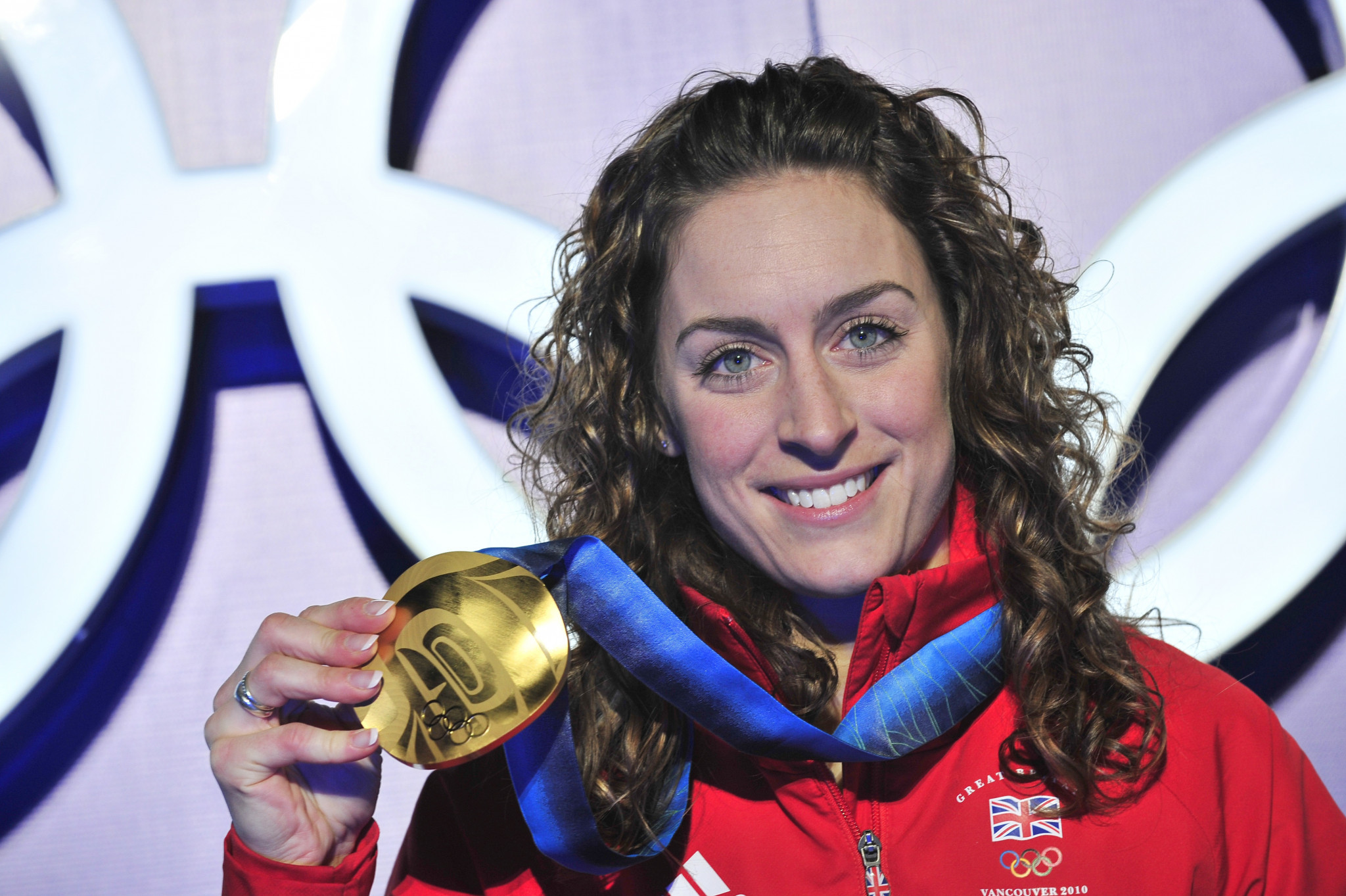 Amy Williams won Great Britain's only gold medal at the Vancouver 2010 Winter Olympic Games ©Getty Images