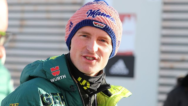 German ski jumping veteran Severin Freund has returned to training after a serious knee injury suffered last year ©FIS
