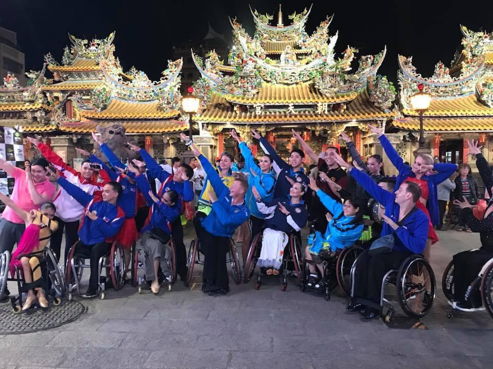 An Opening Ceremony for this weekend's Beigang Para Dance Sport Open took place in front of the Ciyou Temple ©Para Dance Sport