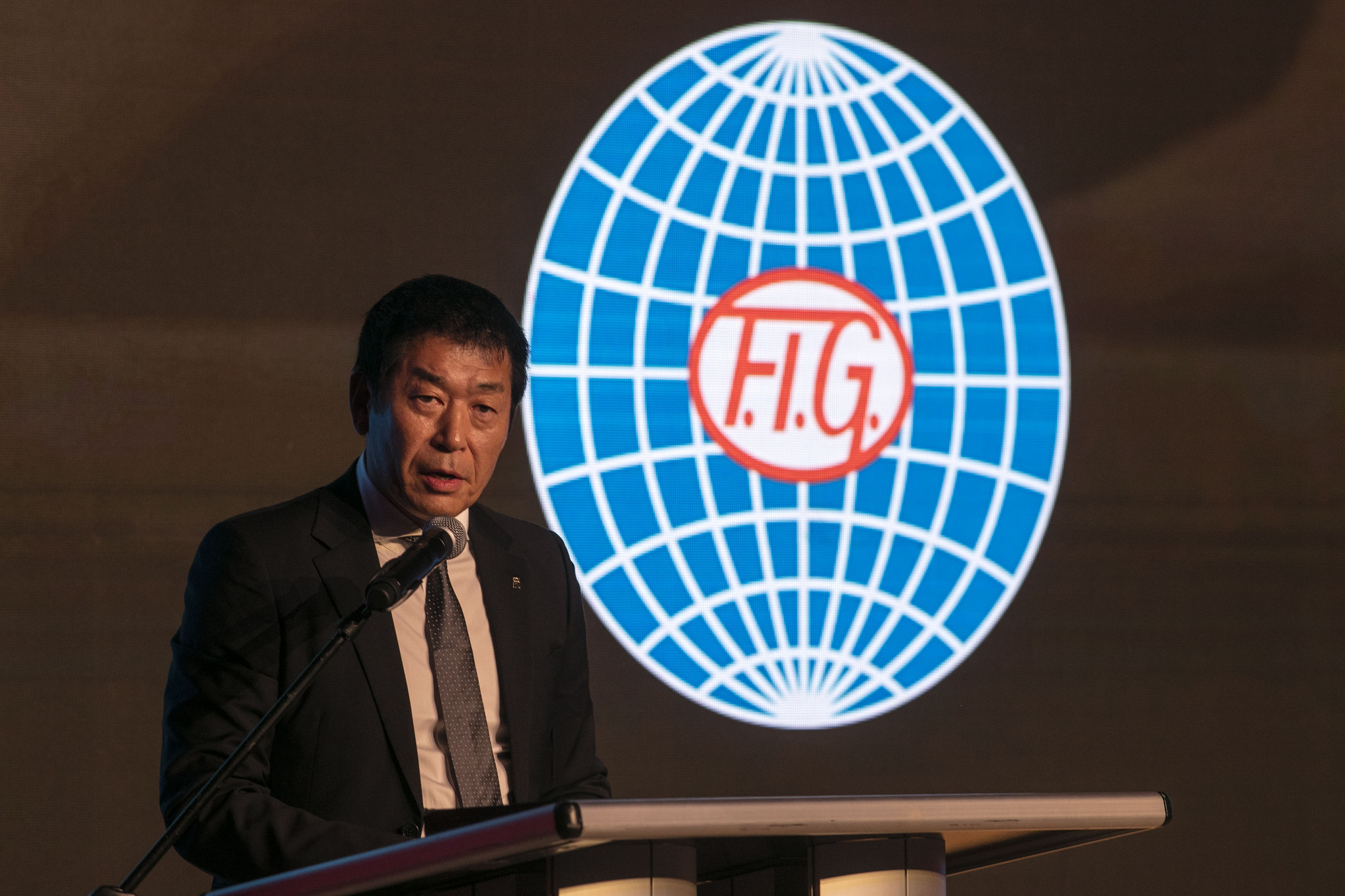 FIG President Morinari Watanabe was among the speakers at the forum ©IOC