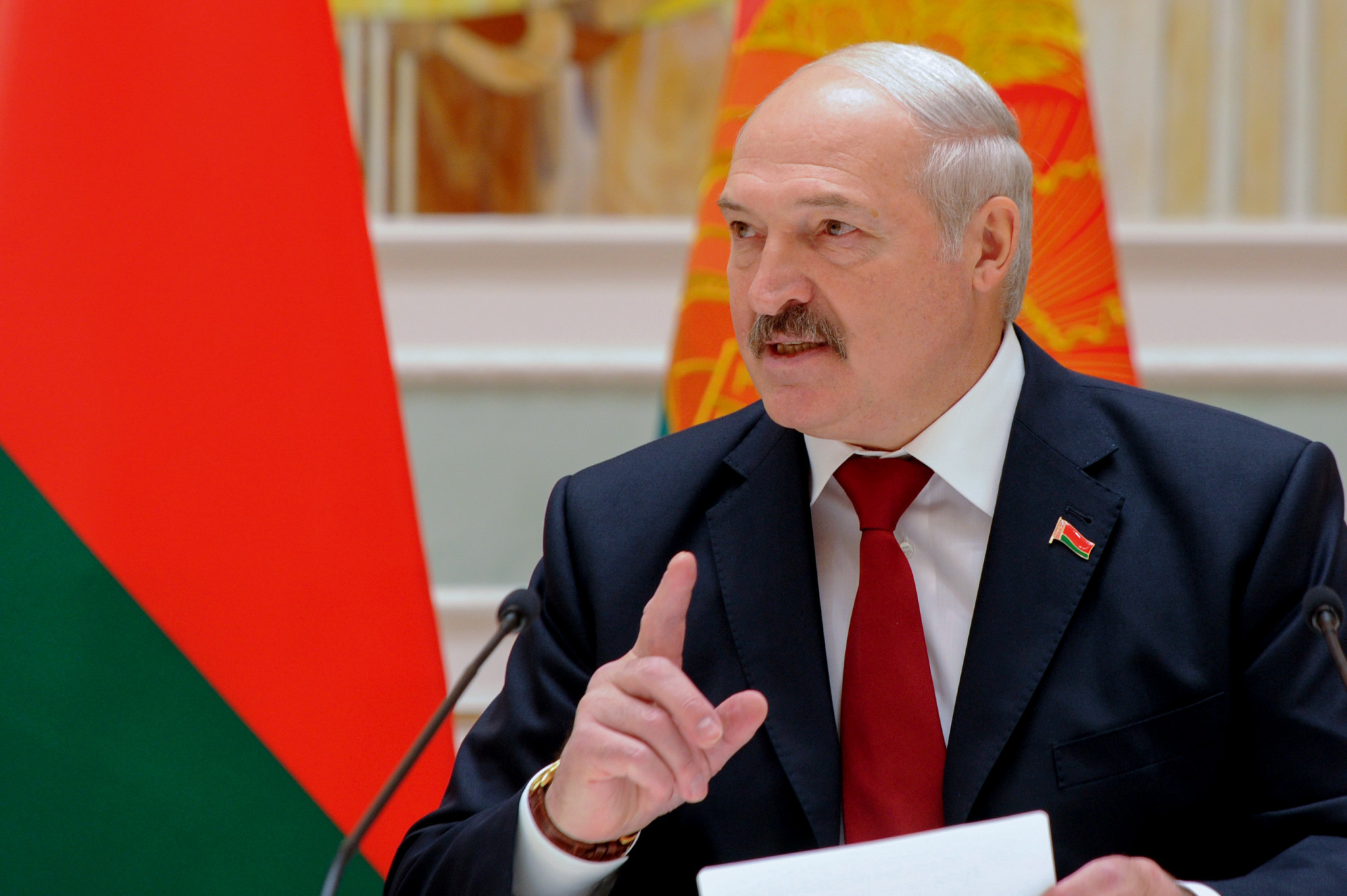 The invitation came from Belarus President Alexander Lukashenko who has welcomed several foreign leaders to the host city ©Getty Images