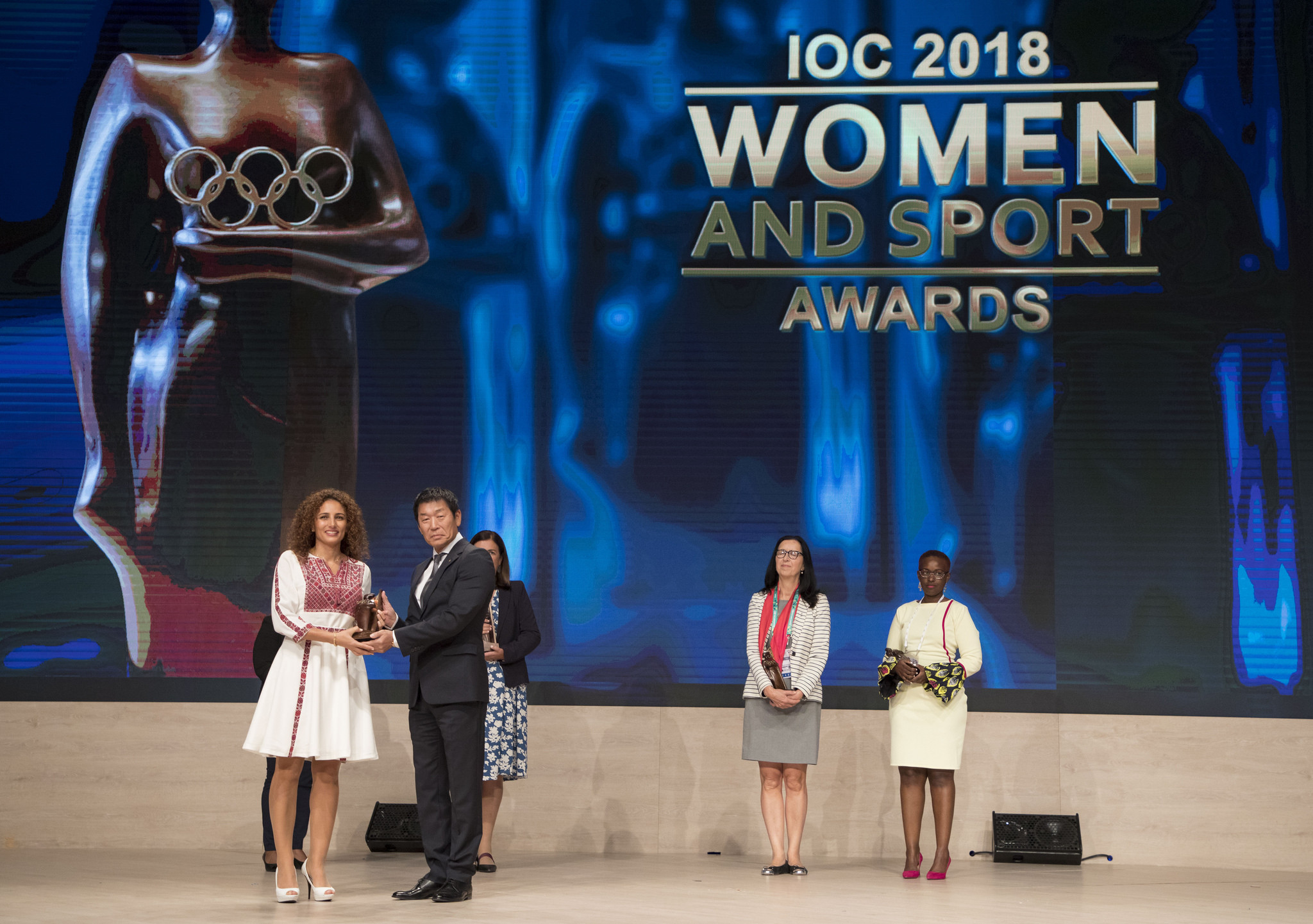 The Jordan Olympic Committee's Samar Nassar was among the winners of Women and Sport awards ©IOC