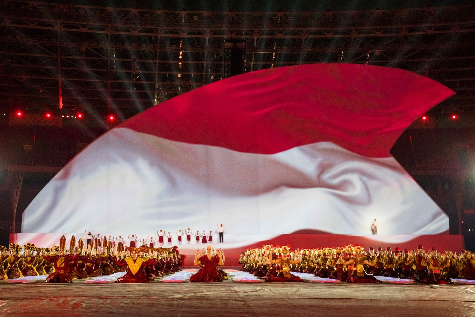 Jakarta hosted the Opening Ceremony at the Gelora Bung Karno Main Stadium ©Balich