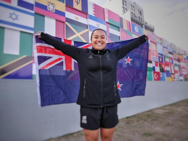 New Zealand has selected Kanah Andrews-Nahu to carry its flag at tthe Opening Ceremony of Buenos Aires 2018 ©NZOC