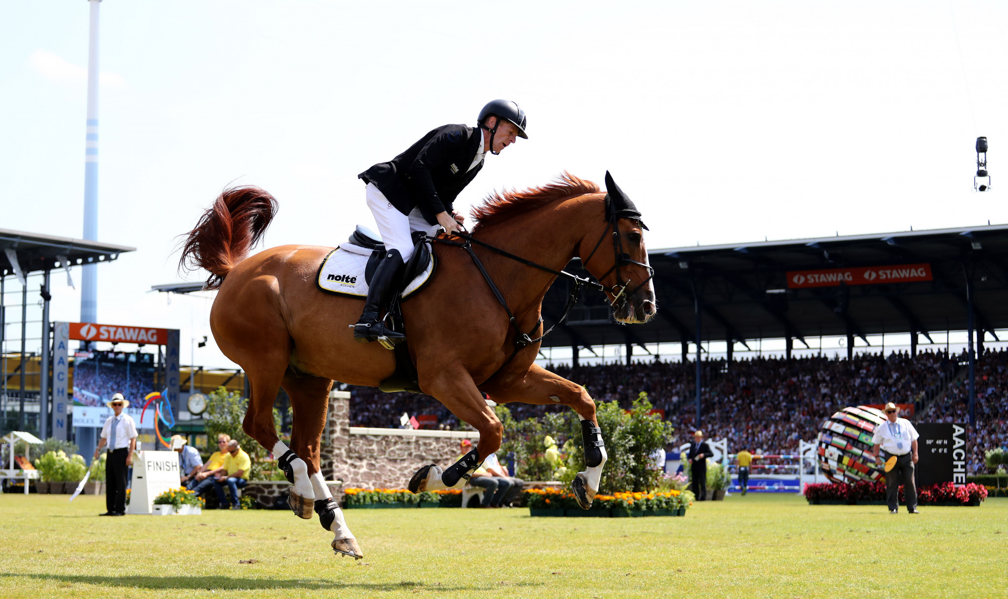 Marcus Ehning went clear for Germany ©Getty Images