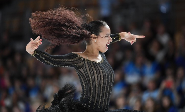 In the junior ladies' solo style dance event at the Artistic Skating World Championships, Maria Beatriz Lopes Sousa of Portugal won the gold medal ©World Skate