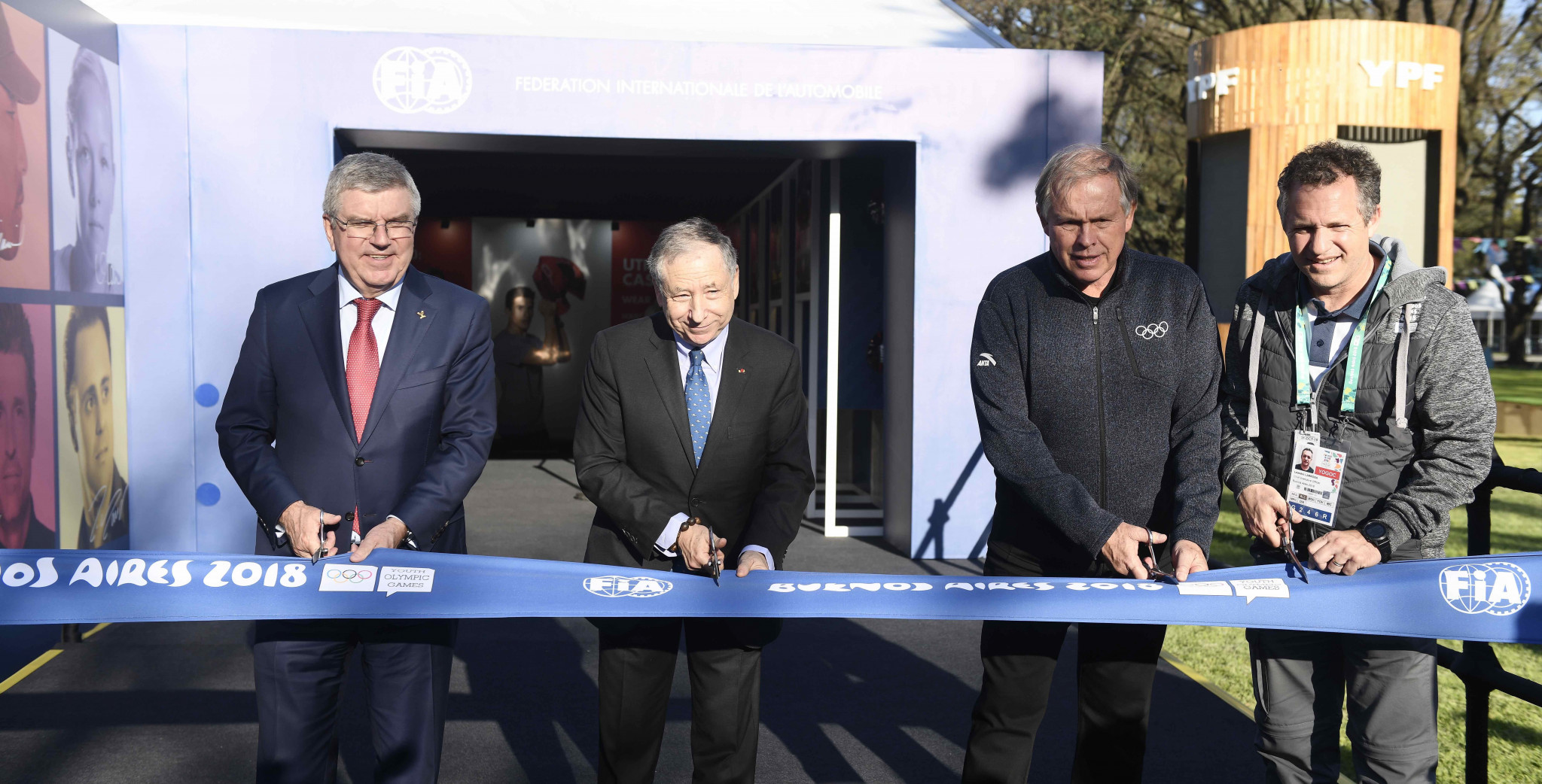 FIA Road Safety Exhibition opened by Todt and Bach at Buenos Aires 2018