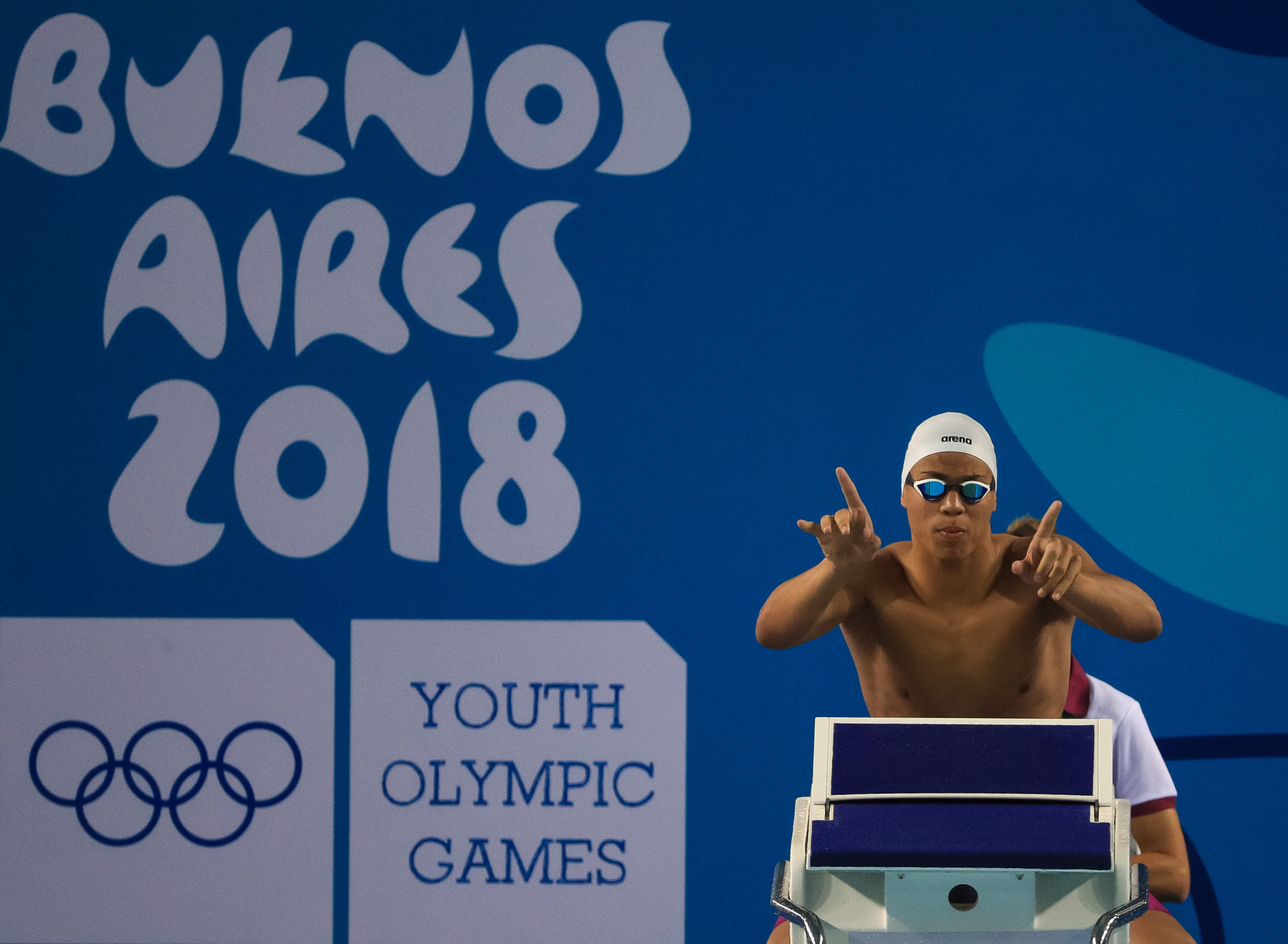 Three swimming finals took place on the opening day of competition ©Getty Images