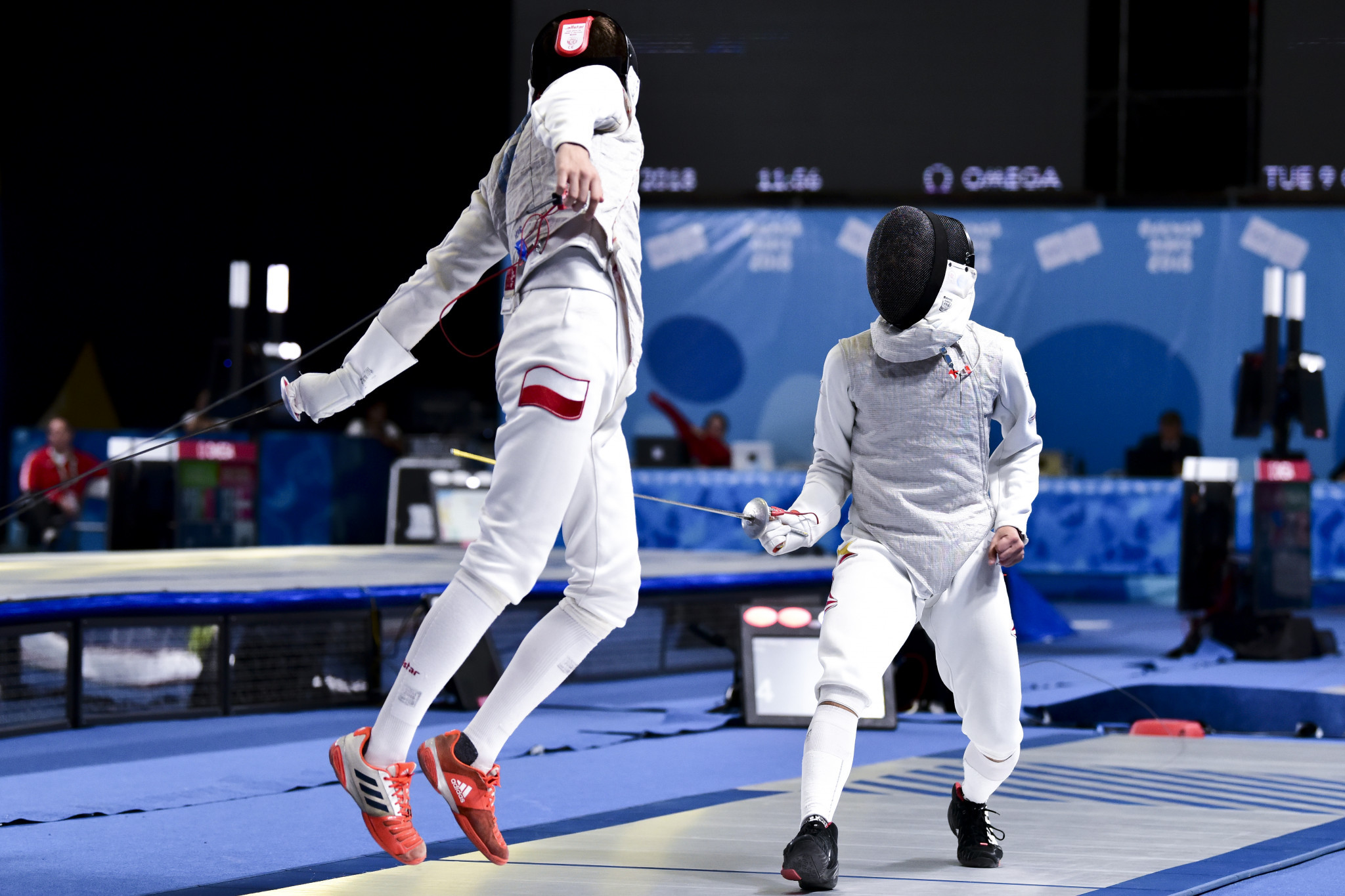 The penultimate day of fencing saw two gold medals on offer ©Getty Images