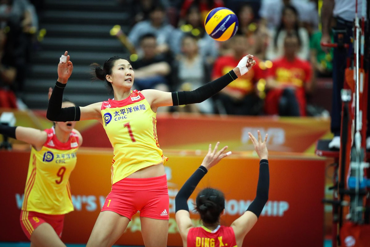 China beat the United States to progress into the final six of the Women's World Volleyball Championships in Japan ©FIVB