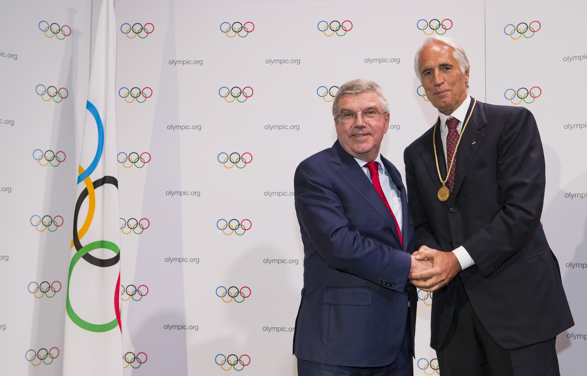 Milan-Cortina d'Ampezzo was approved as a candidate for the Games on the same day Italian National Olympic Committee head Giovanni Malagò was made an IOC member ©IOC