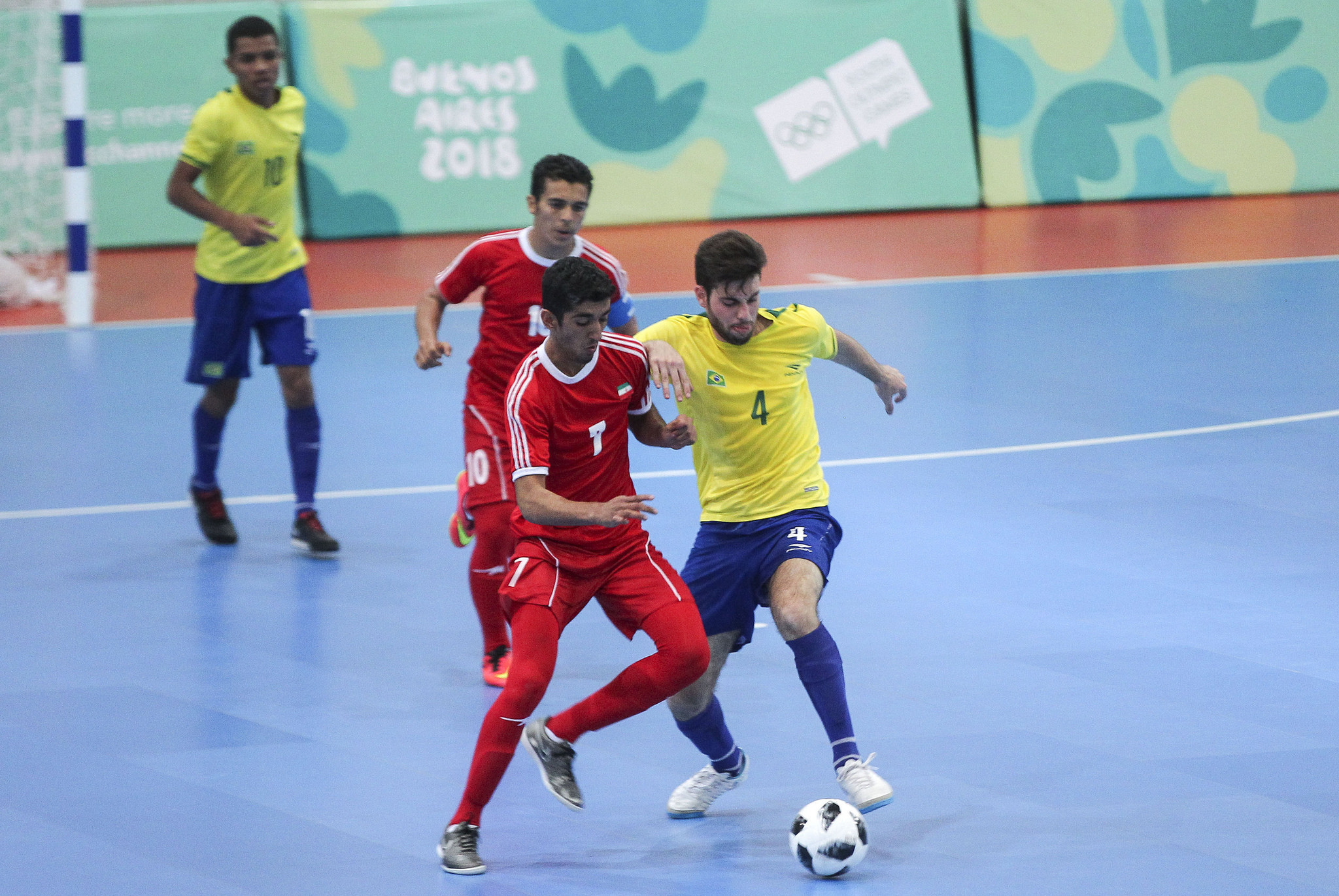 Futsal action continued on day four at the 2018 Youth Olympics ©Buenos Aires 2018