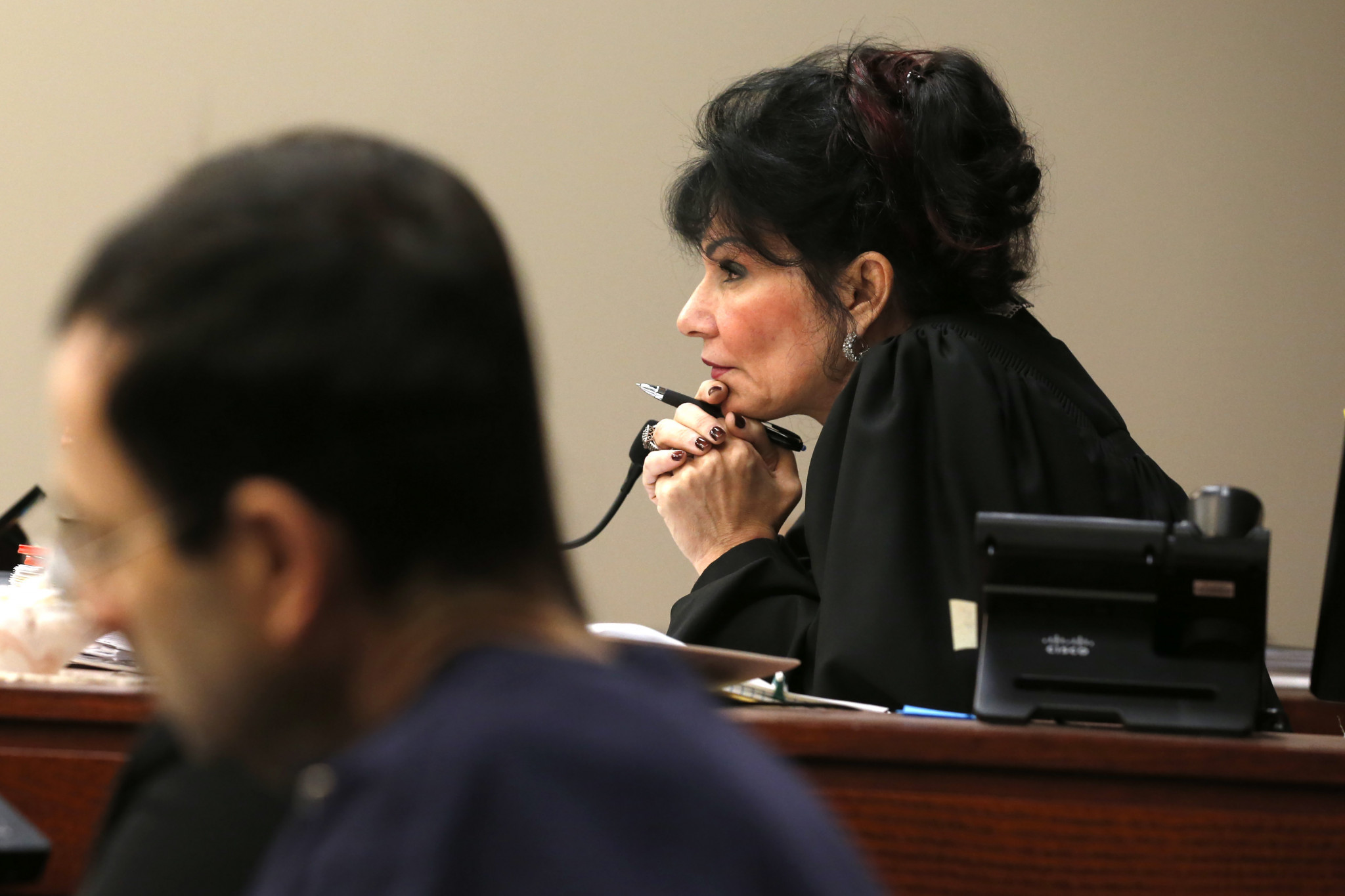 Simone Biles praised Judge Rosemarie Aquilina who sentenced Larry Nassar in January 2018 ©Getty Images
