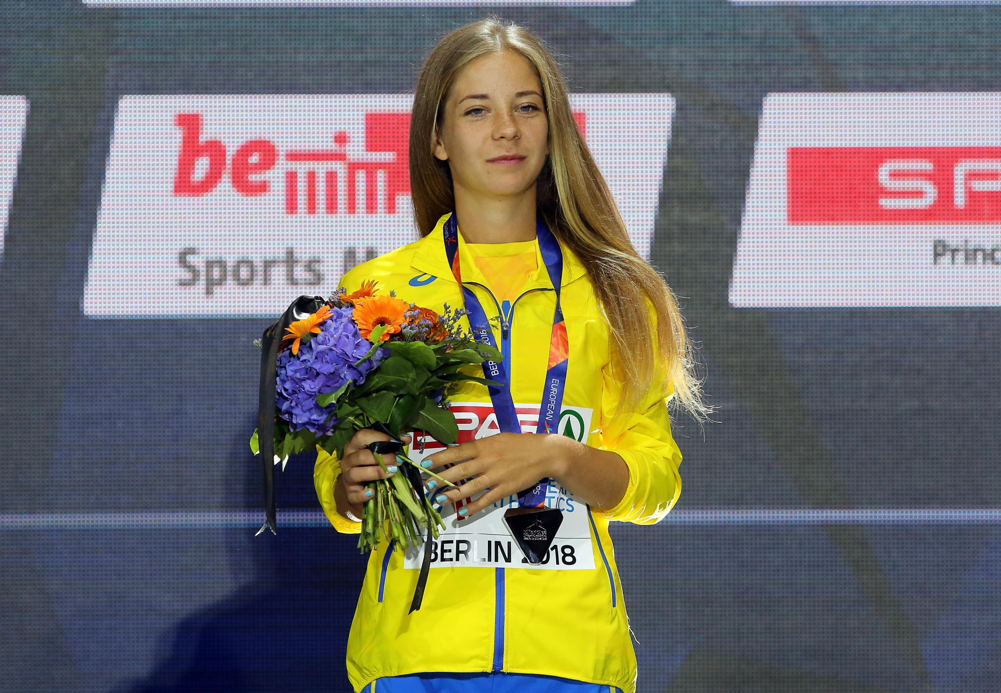Ukrainian race-walker Alina Tsviliy has been provisionally suspended from competition after testing positive for a banned substance ©Getty Images