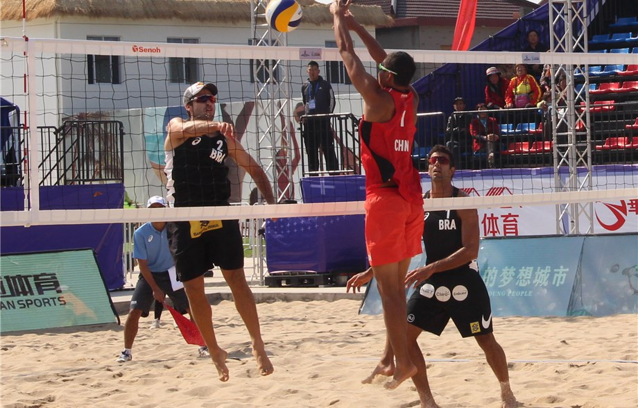 Good day for Brazilian pairs at FIVB Yangzhou Open