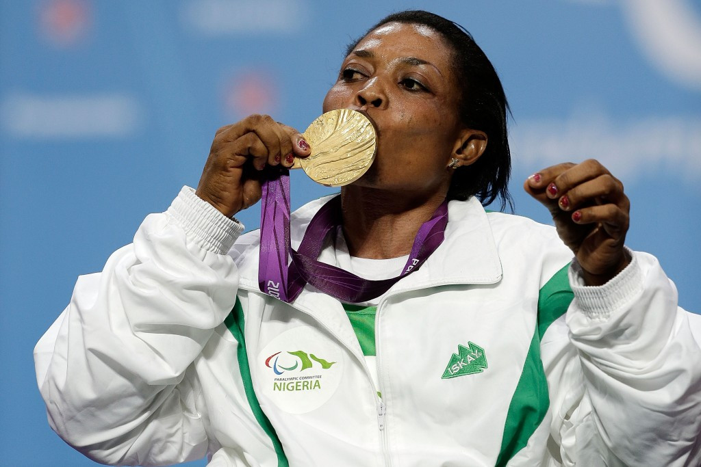 Paralympic powerlifting champion Esther Oyema of Nigeria broke the world record three times on her way to claiming All-Africa Games gold