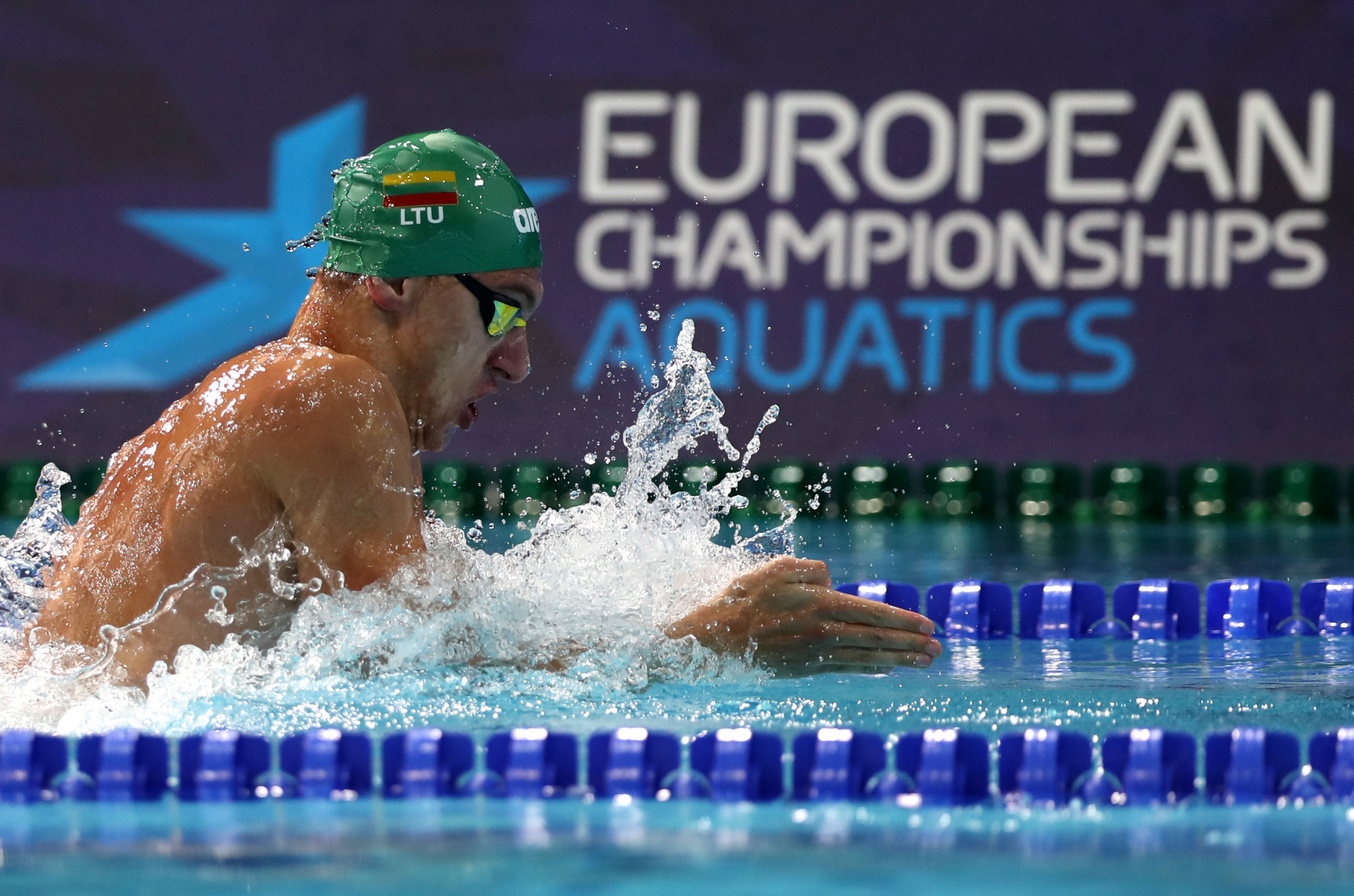 MicroPlus' services were used at the 2018 European Aquatics Championships in Glasgow ©Getty Images