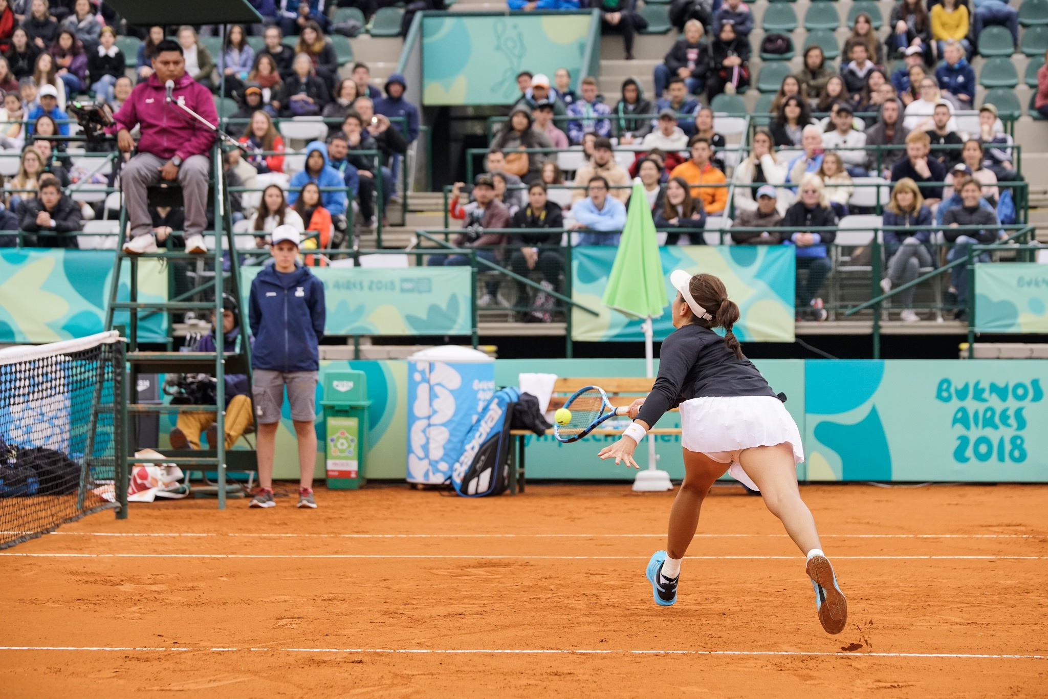 The men's and women's tennis tournaments have reached the business end ©Buenos Aires 2018