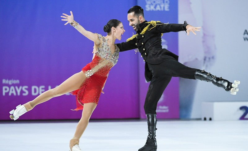 Today's action at the Artistic Skating World Championship in Mouilleron-Le-Captif saw Italy awarded nine medals, four of which were gold ©World Skate