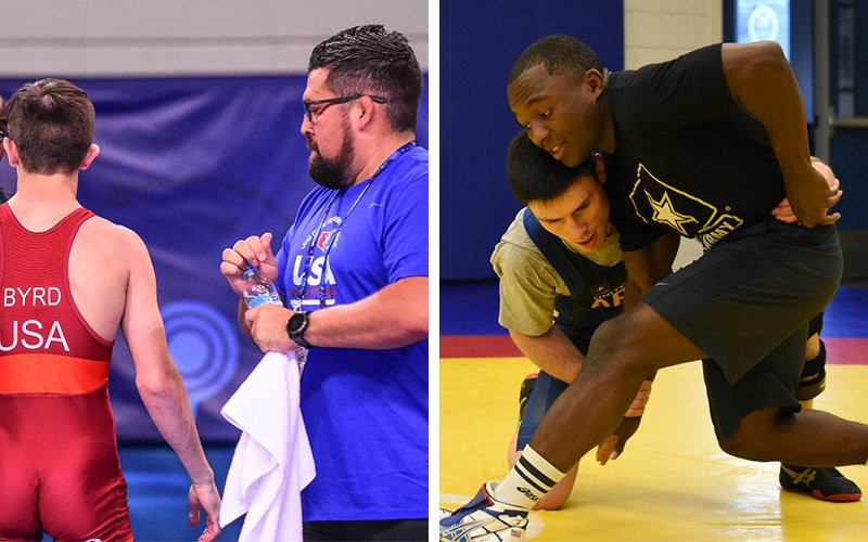 Zac Dominguez and Spenser Mango will coach the USA Wrestling team at the 2018 Wrestling World Championships in Budapest ©USA Wrestling