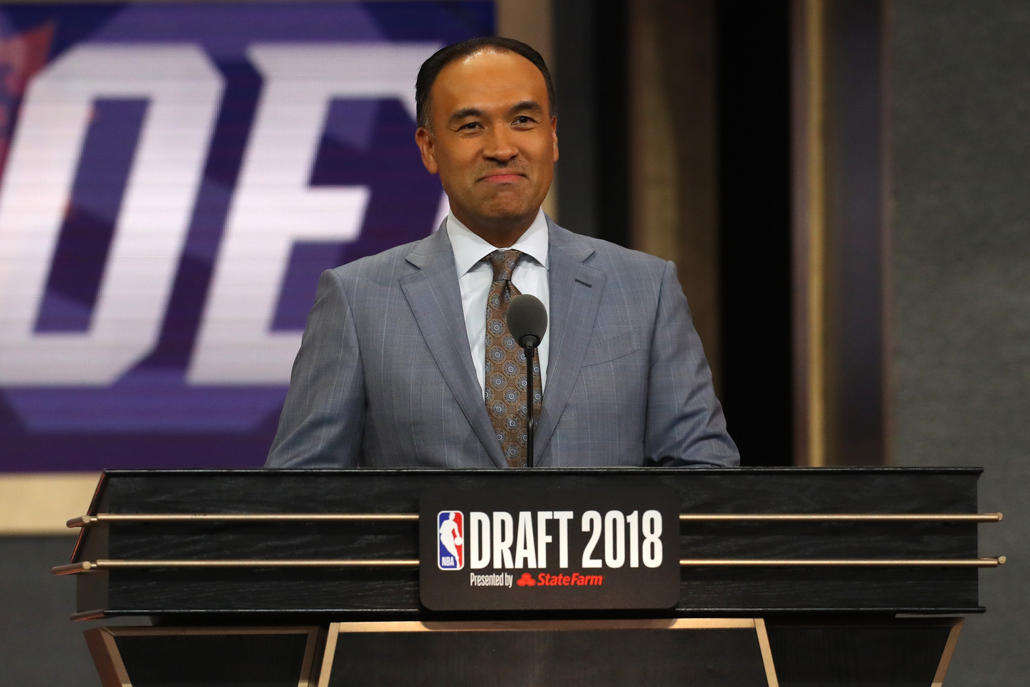 National Basketball Association deputy commissioner Mark Tatum was speaking at the FIBA World Basketball Summit in Xi'an in China ©Getty Images